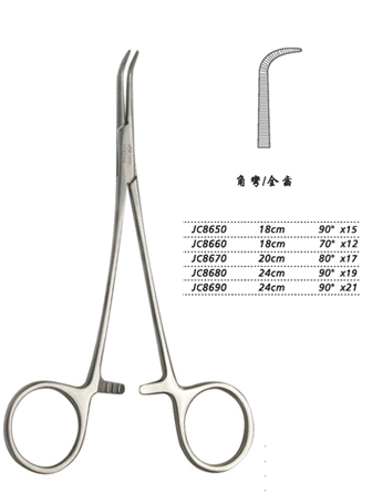金鐘分離結(jié)扎鉗24cm JC8680 24cm 90°×19全齒