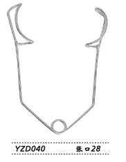 金鐘開瞼器  YZD040 鋼絲式 封口 露睫 張口28