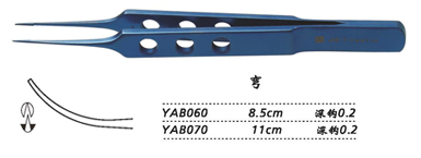 金鐘縫線結(jié)扎鑷彎 YAB060 8.5cm 彎 鉤深0.2