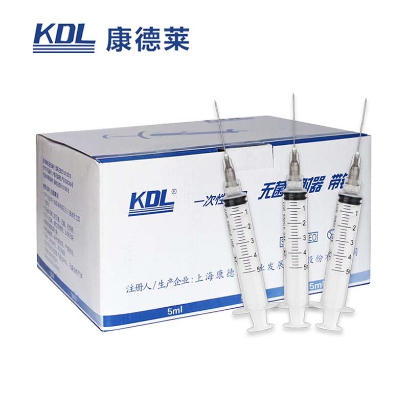 康德萊一次性使用無菌注射器 螺口 100支/盒，1600支/箱，一箱起批